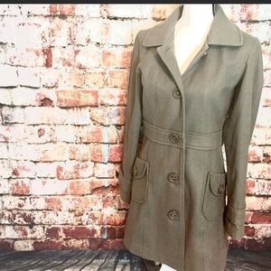 Tulle Gray Wool Blend Coat